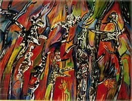 Fire on a mountain, Feuer auf dem Berg 1962